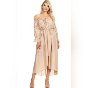 Long Sleeve Off Shoulder